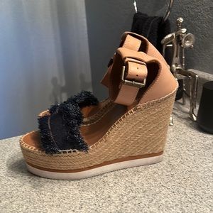 See by Chloe platform sandals, sz 40/10b
